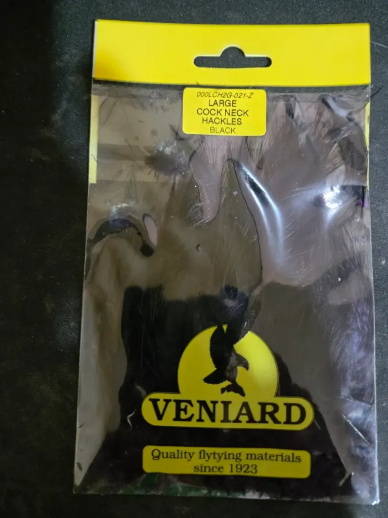 [5056304607020] Veniard Large Cock Neck Hackles (Black)