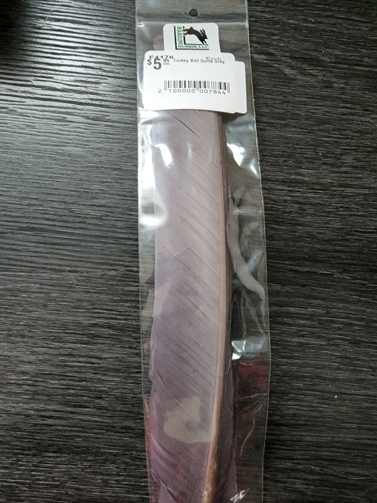 [762820009617] Turkey Biot Quills (Grey)