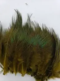 [2100000007820] Ringneck Rump Hackle Olive (Pheasant)