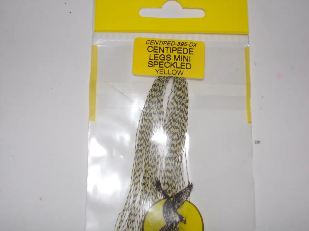 [5056304617807] Centipede Legs Mini Speckled (Yellow)